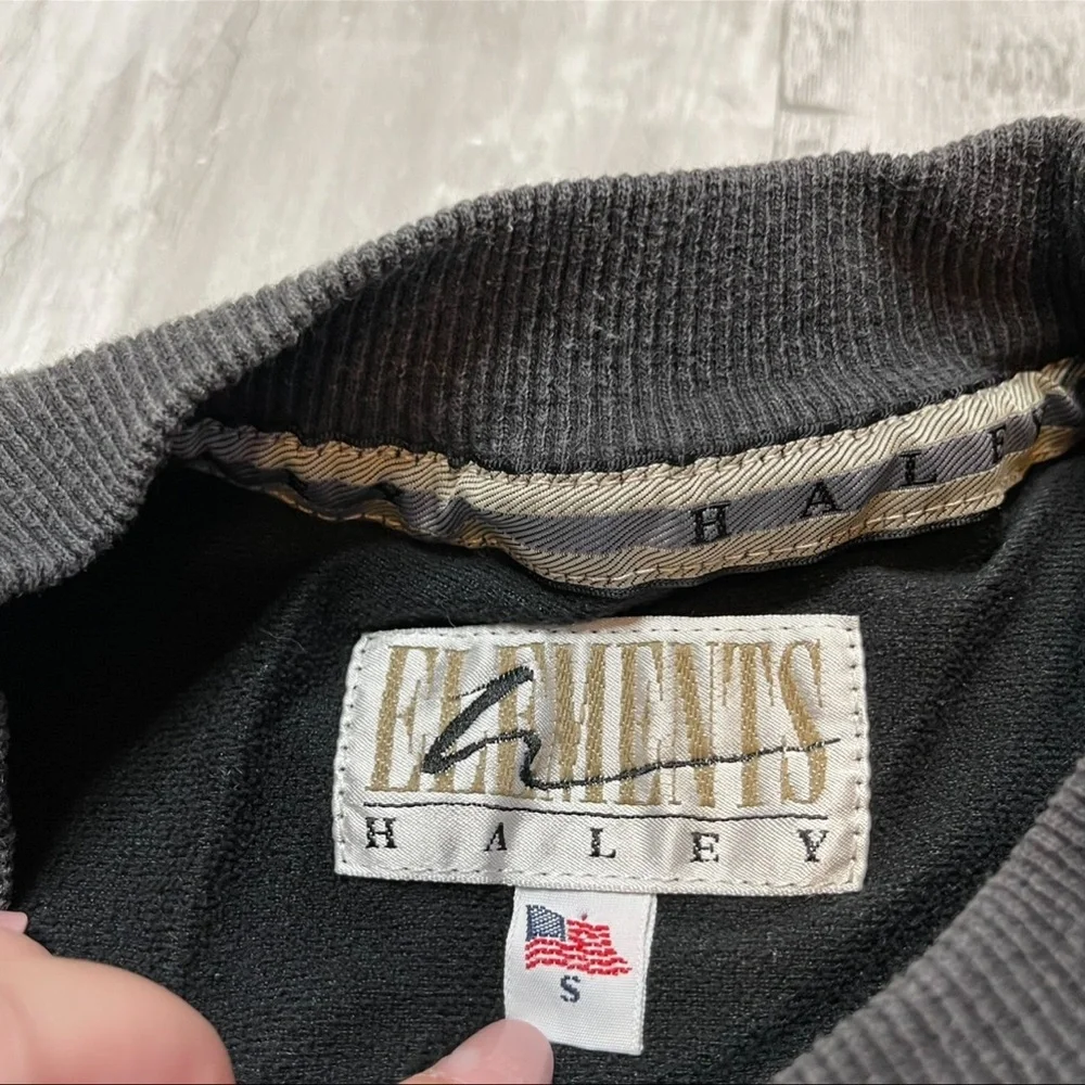 Vintage Fleece Gore Wind Stopper Pullover Sweatshirt Size Small - Picture 9 of 9